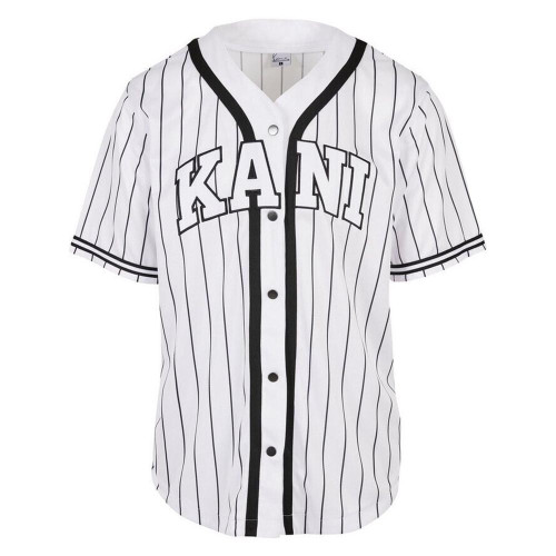 Karl Kani Ανδρικό κολεγιακό πουκάμισο Serif Pinstripe Baseball Shirt